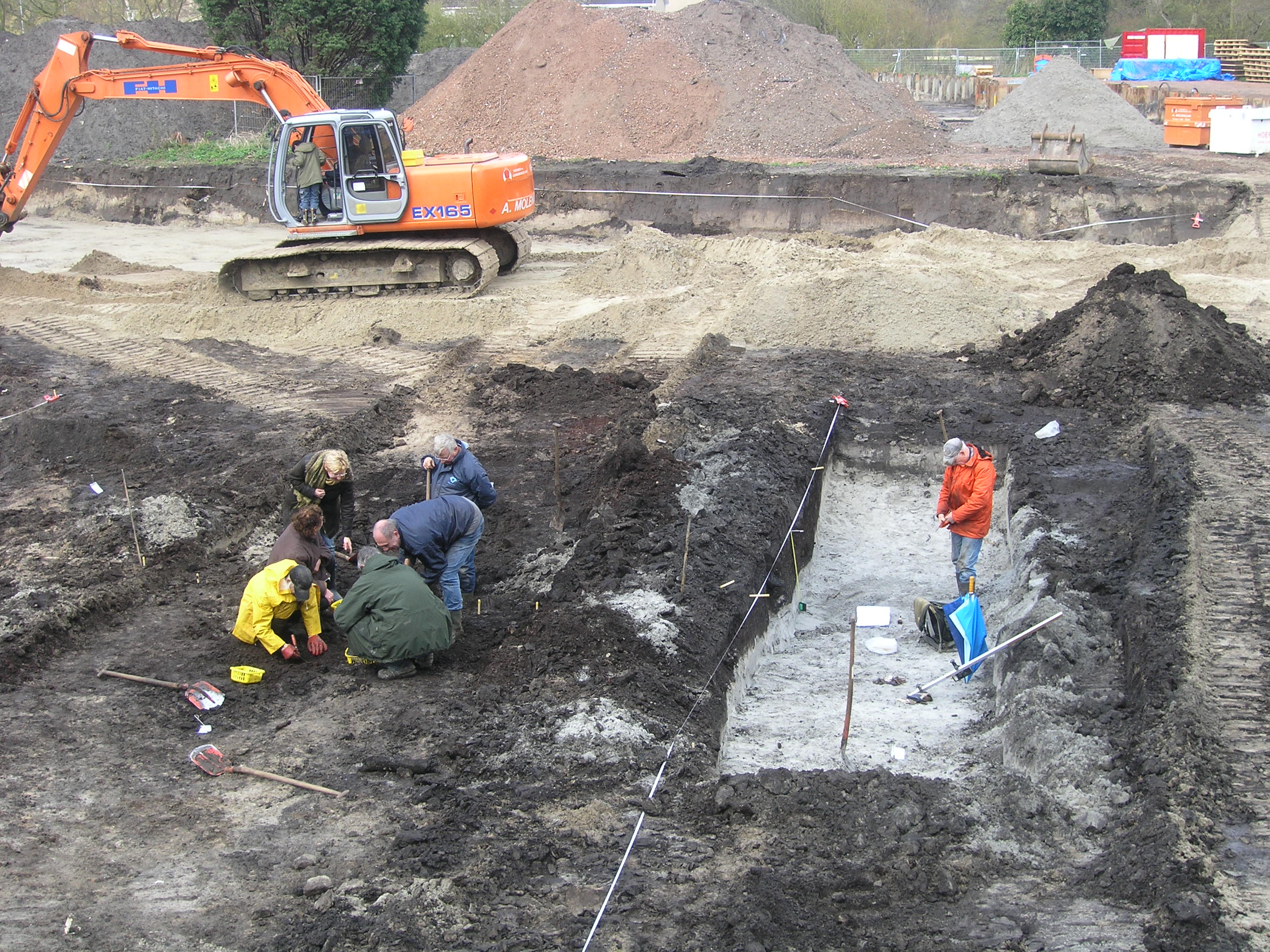 Impressie van de opgraving (foto: Martin van Rijn)
