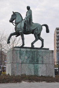 afb.1 Standbeeld van Corbulo in Voorburg.